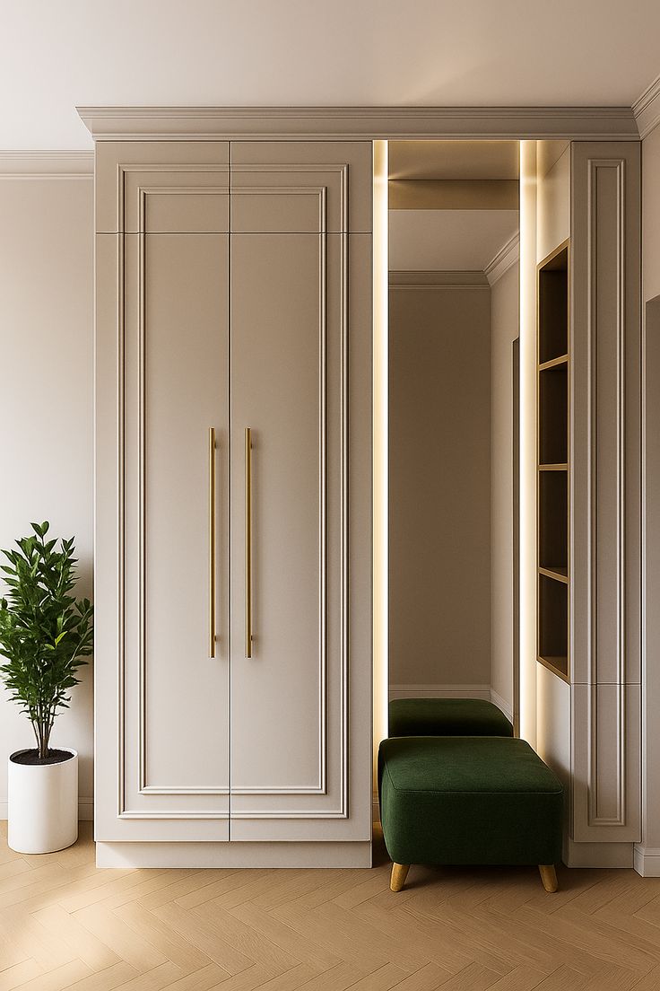 Dəhliz dolabı neoklassik